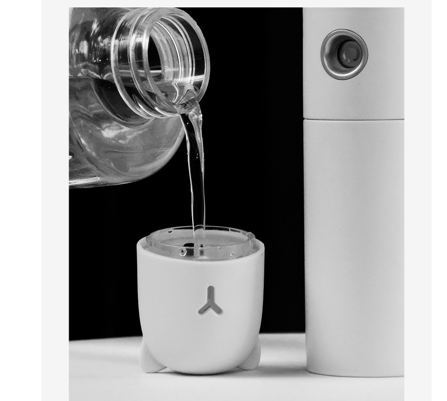 Portable USB Rechargeable Mist Spray Fan (Multi-Function)
