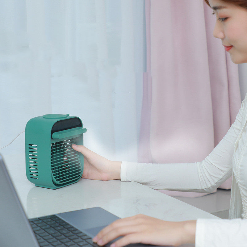 Mini USB Mist Fan for Home and Office Use
